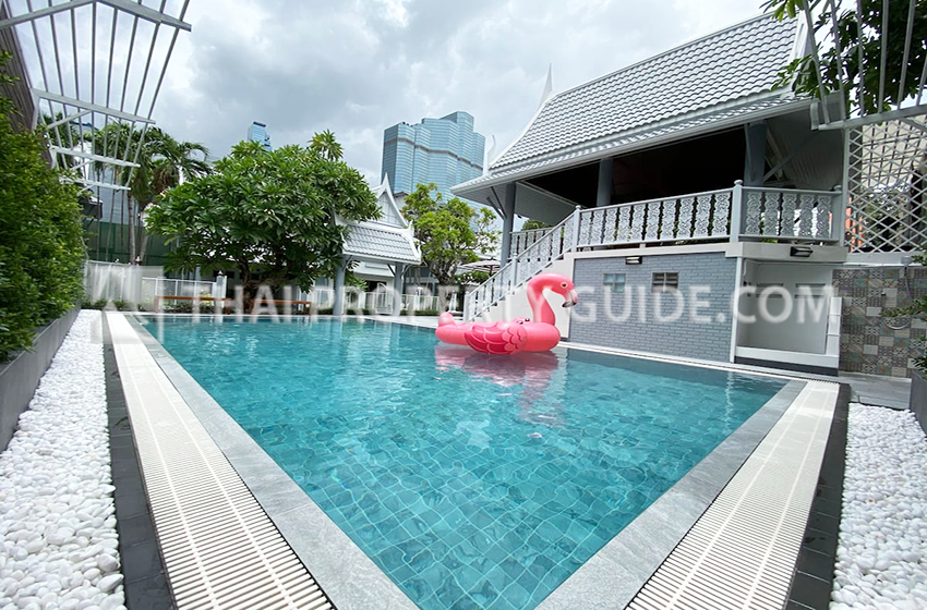 House with Shared Pool in Sathorn 